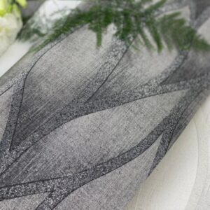 Papel tapiz con textura de hojas color gris en habitación decorada